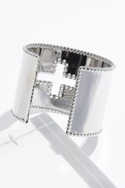 Cutout Cross Cuff Bracelet