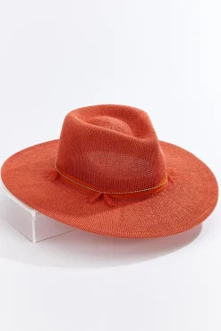 Delicate Trim Knit Panama Hat