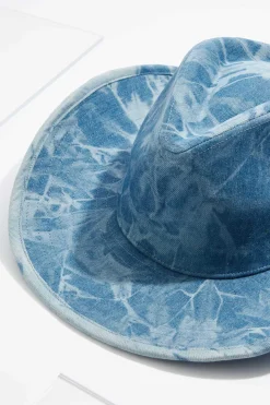 Denim Western Hat