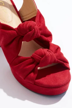 Double Knot Platform Sandals