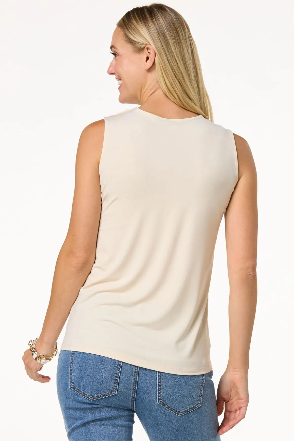 Draped Front Tank