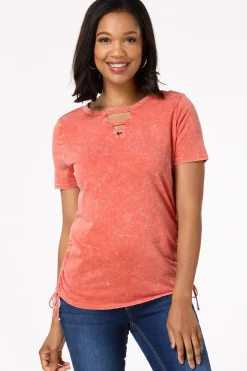 Drawstring Side Tee