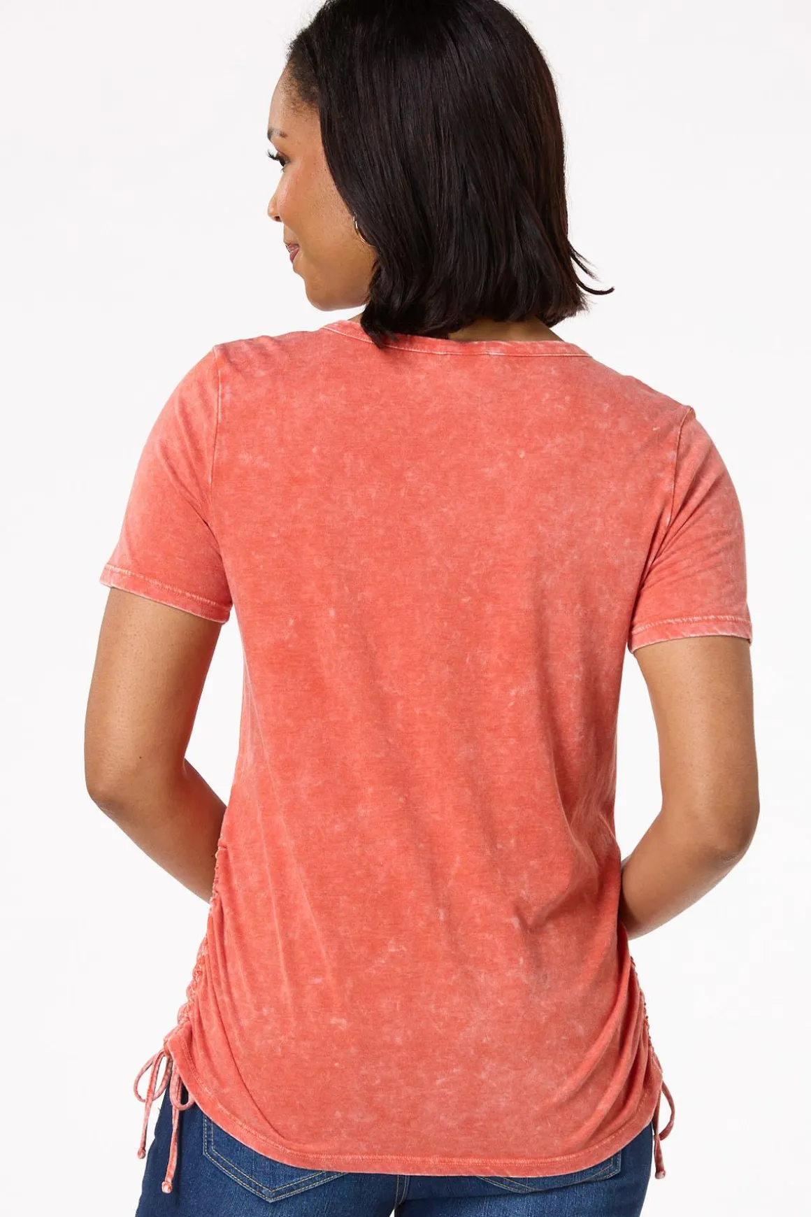 Drawstring Side Tee