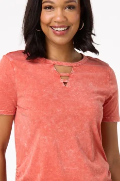Drawstring Side Tee