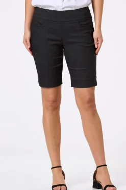 Dressy Denim Bermuda Shorts