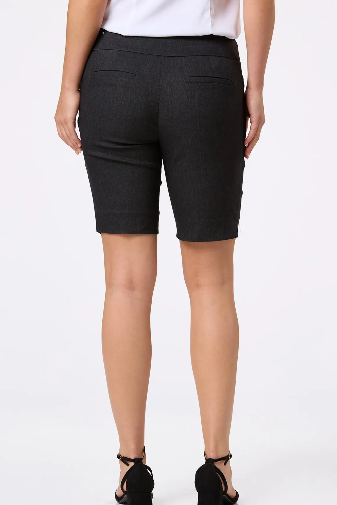 Dressy Denim Bermuda Shorts