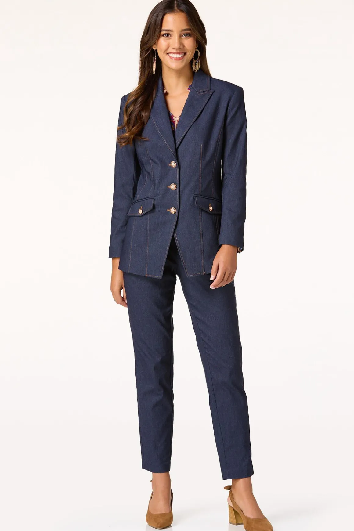 Dressy Denim Blazer