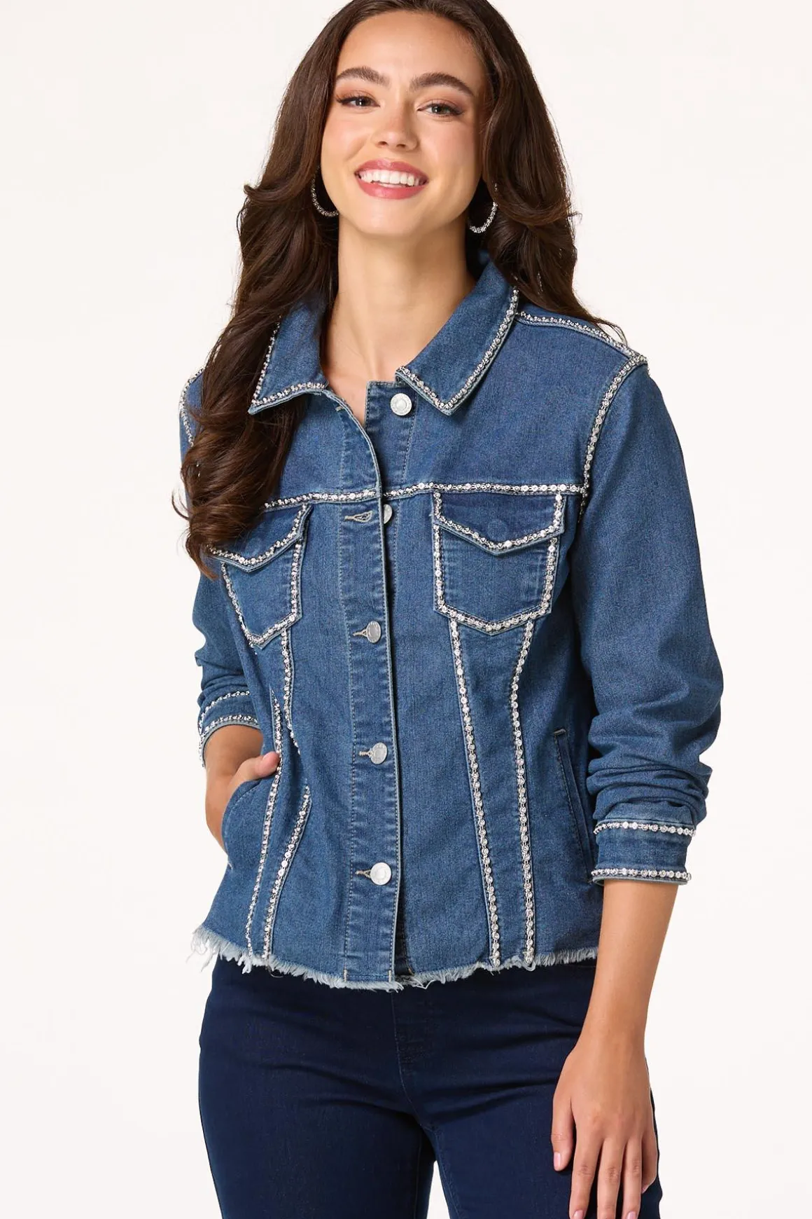 Embellished Denim Jacket