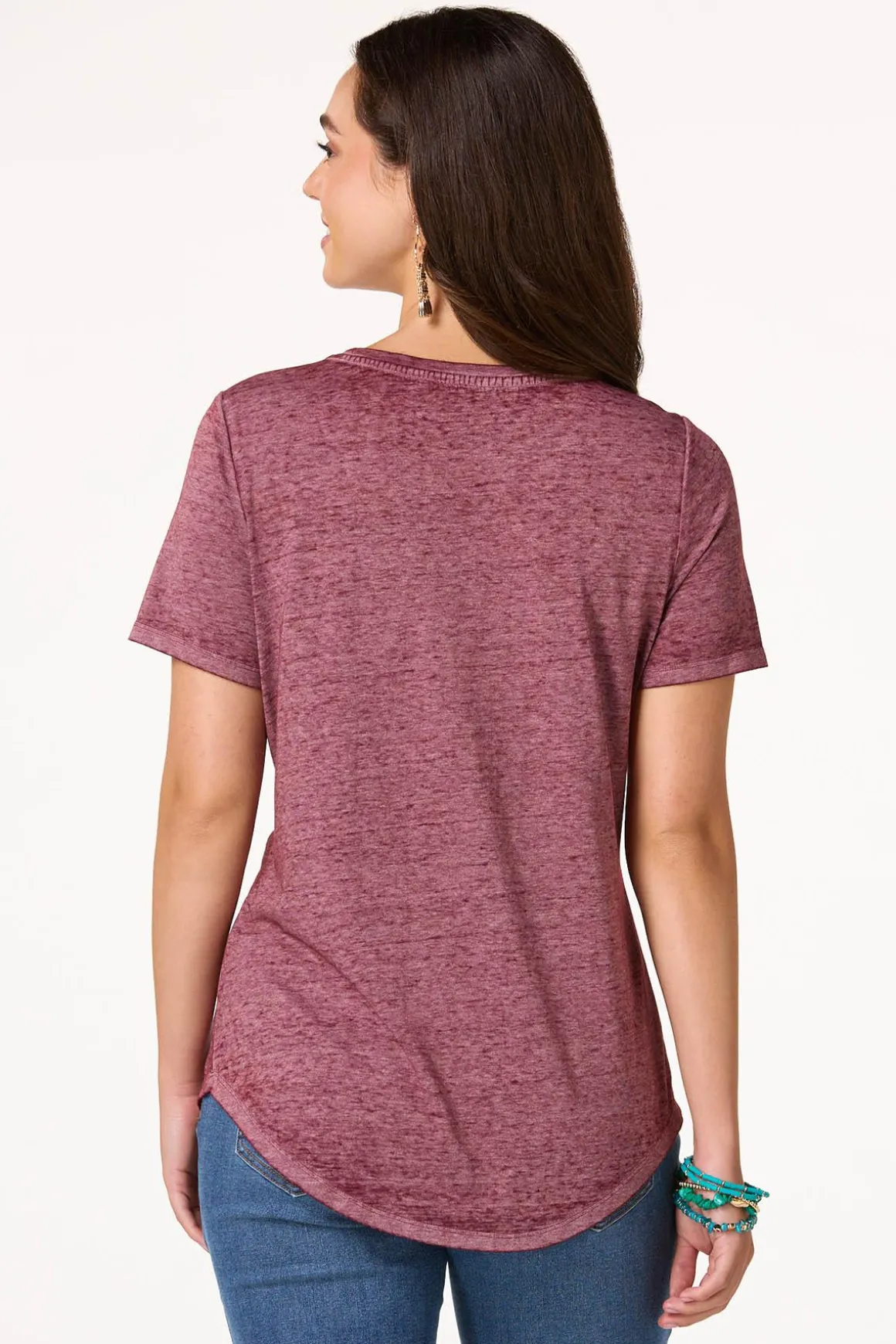 Embellished Stay Wild Tee