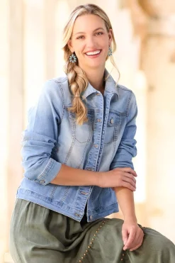 Embroidered Free Spirit Denim Jacket