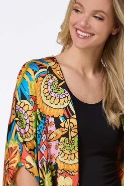 Ethnic Abstract Print Kimono