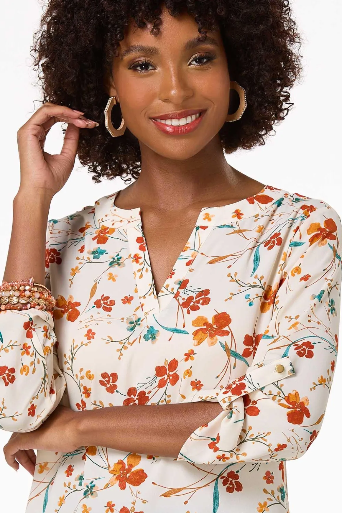 Fall Floral Tunic