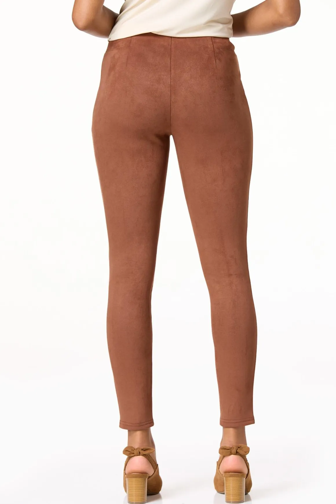 Faux Suede Leggings
