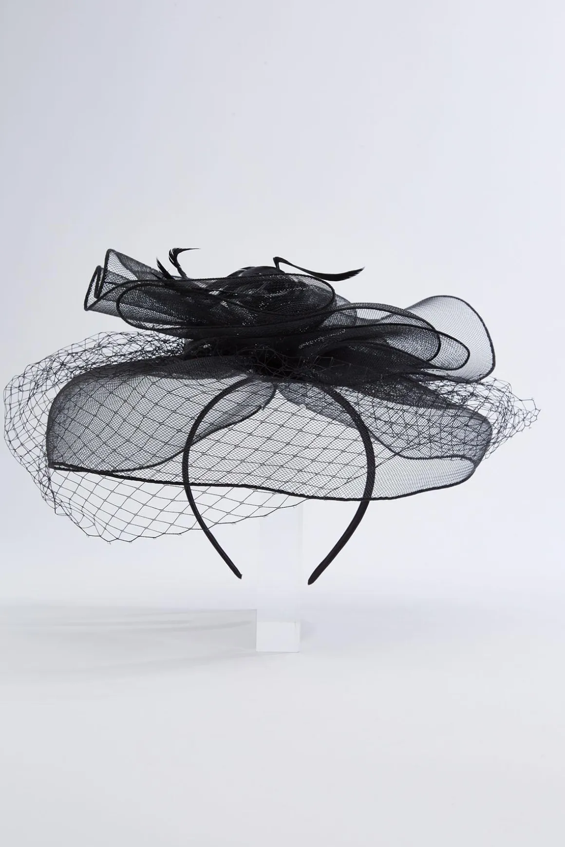 Feather Veil Fascinator