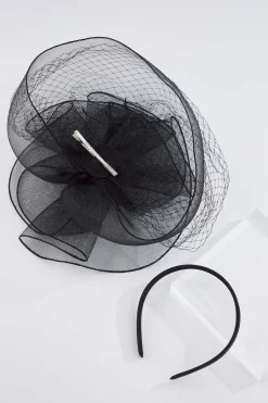 Feather Veil Fascinator