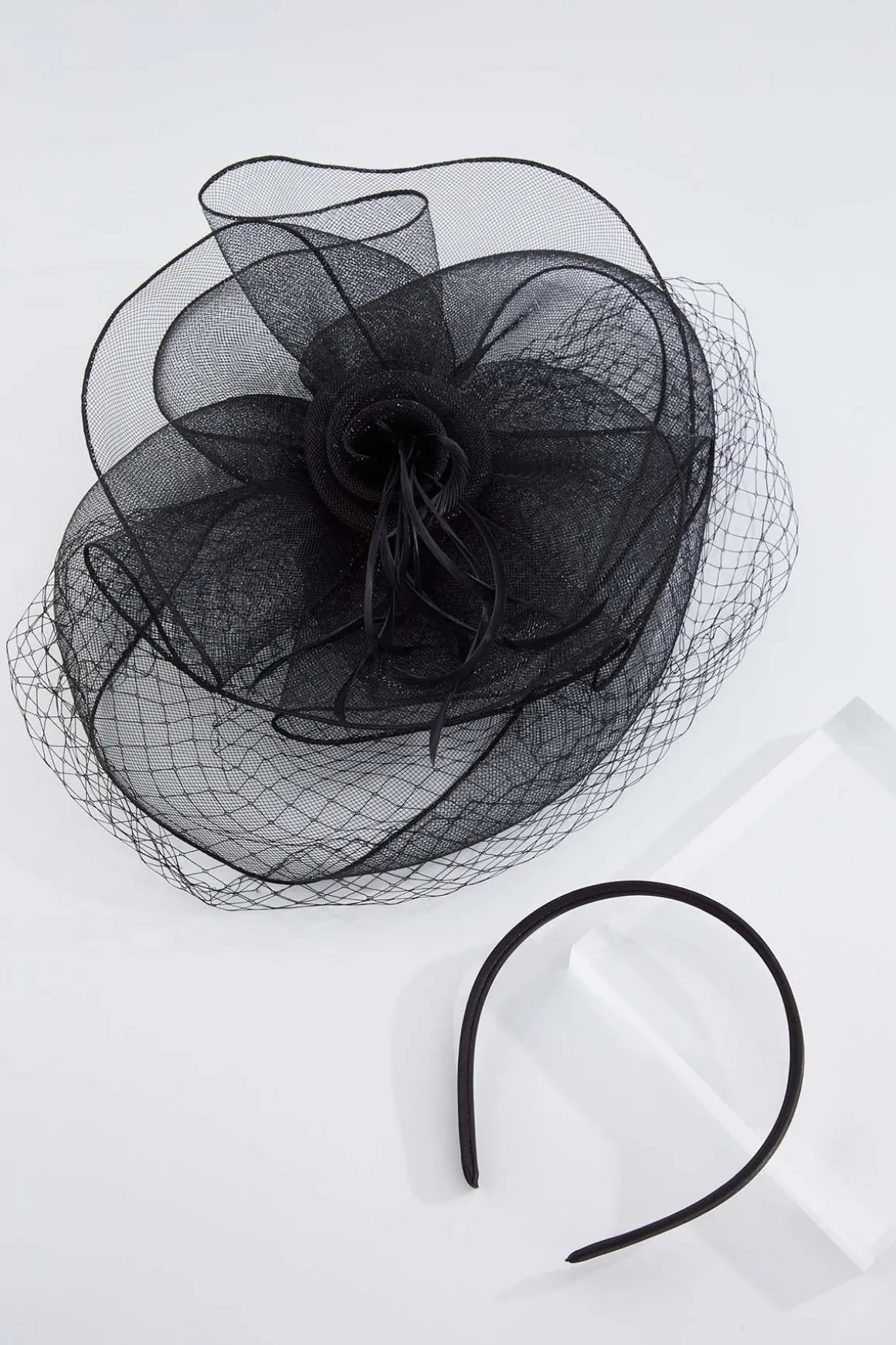 Feather Veil Fascinator
