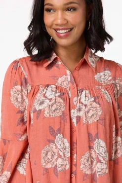 Fiery Floral Shirt