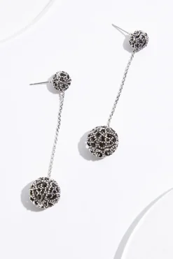 Filigree Ball Linear Earrings