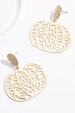 Filigree Pumpkin Earrings