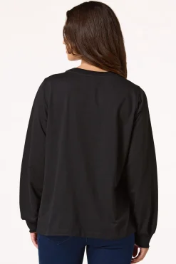 Floral Applique Sweatshirt