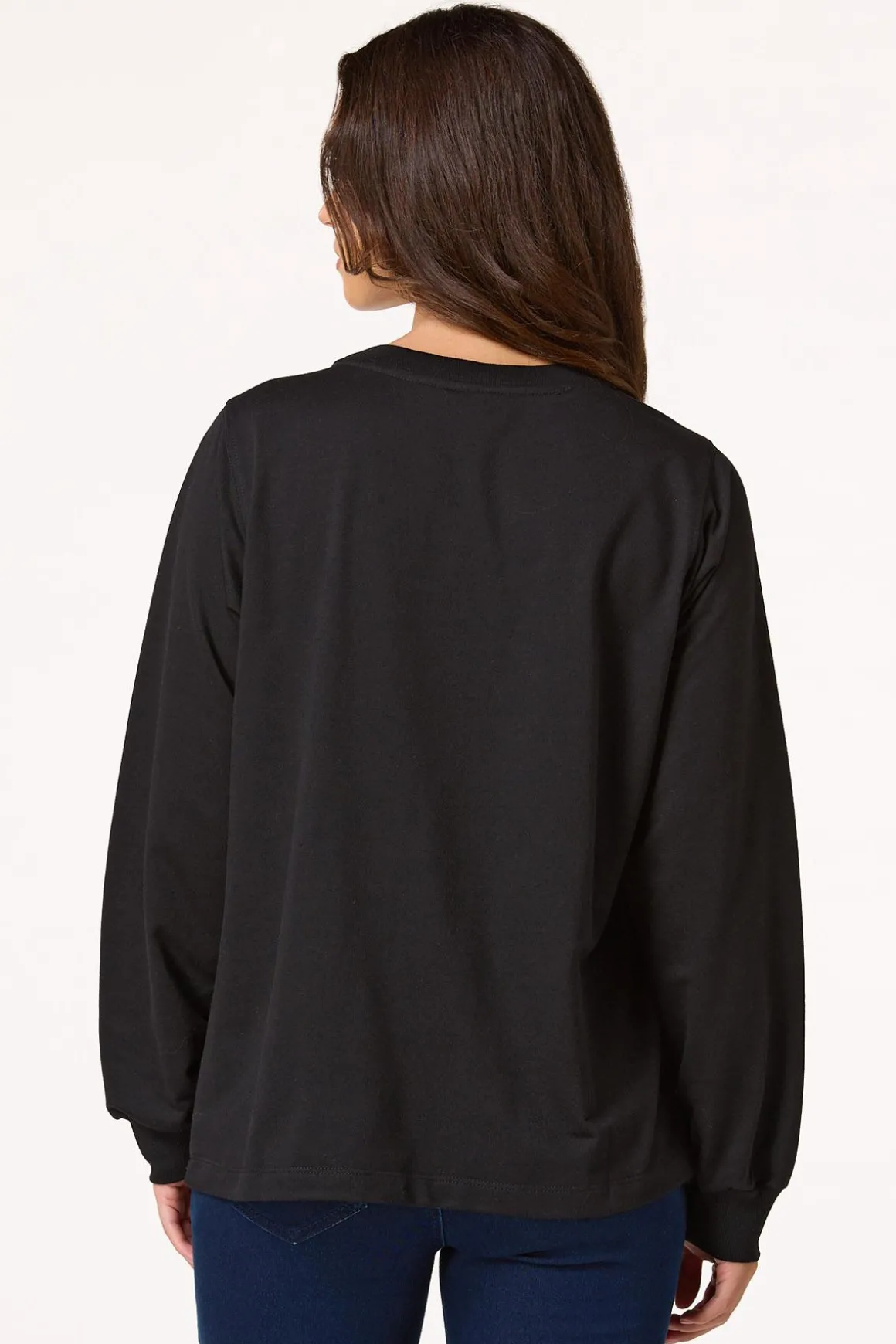 Floral Applique Sweatshirt