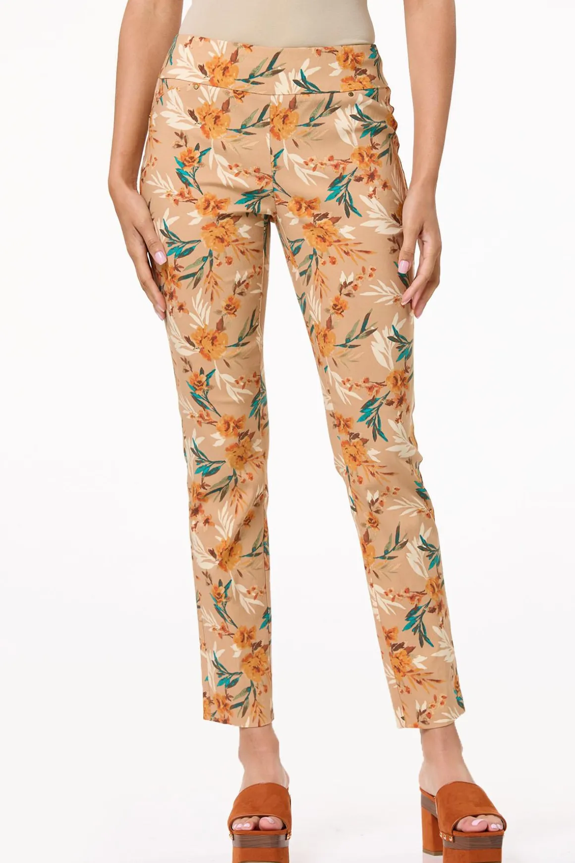 Floral Bengaline Pants