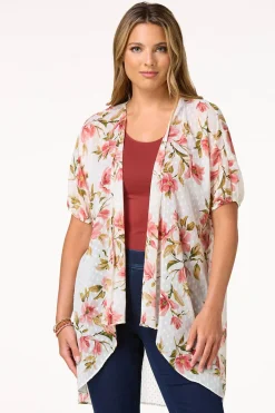 Floral Clip- Dot Kimono