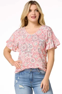 Floral Medallion Top