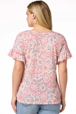 Floral Medallion Top