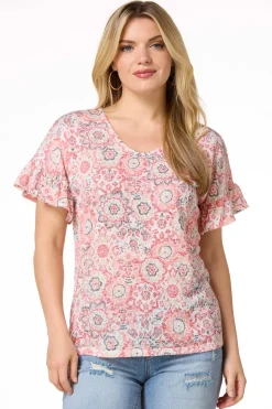 Floral Medallion Top