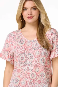 Floral Medallion Top