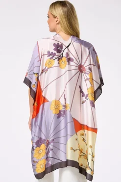 Floral Silky Kimono
