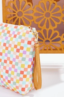 Flower Lucite Tote Set