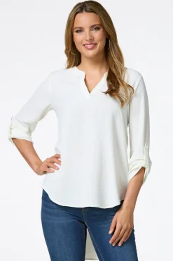 Flowy High- Low Top