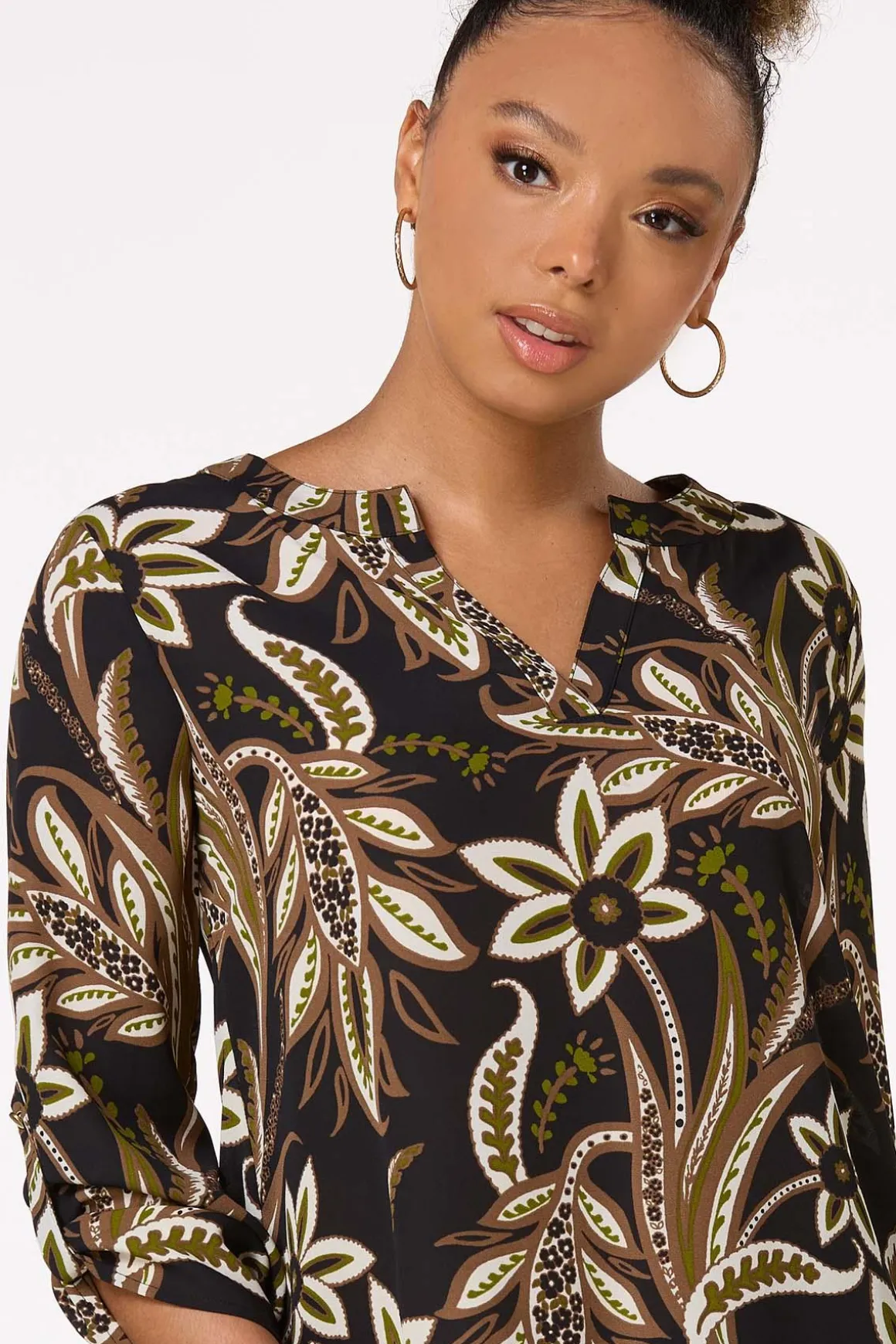 Forest Floral Tunic