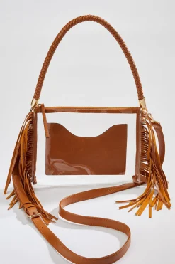 Fringe Lucite Crossbody
