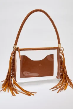 Fringe Lucite Crossbody
