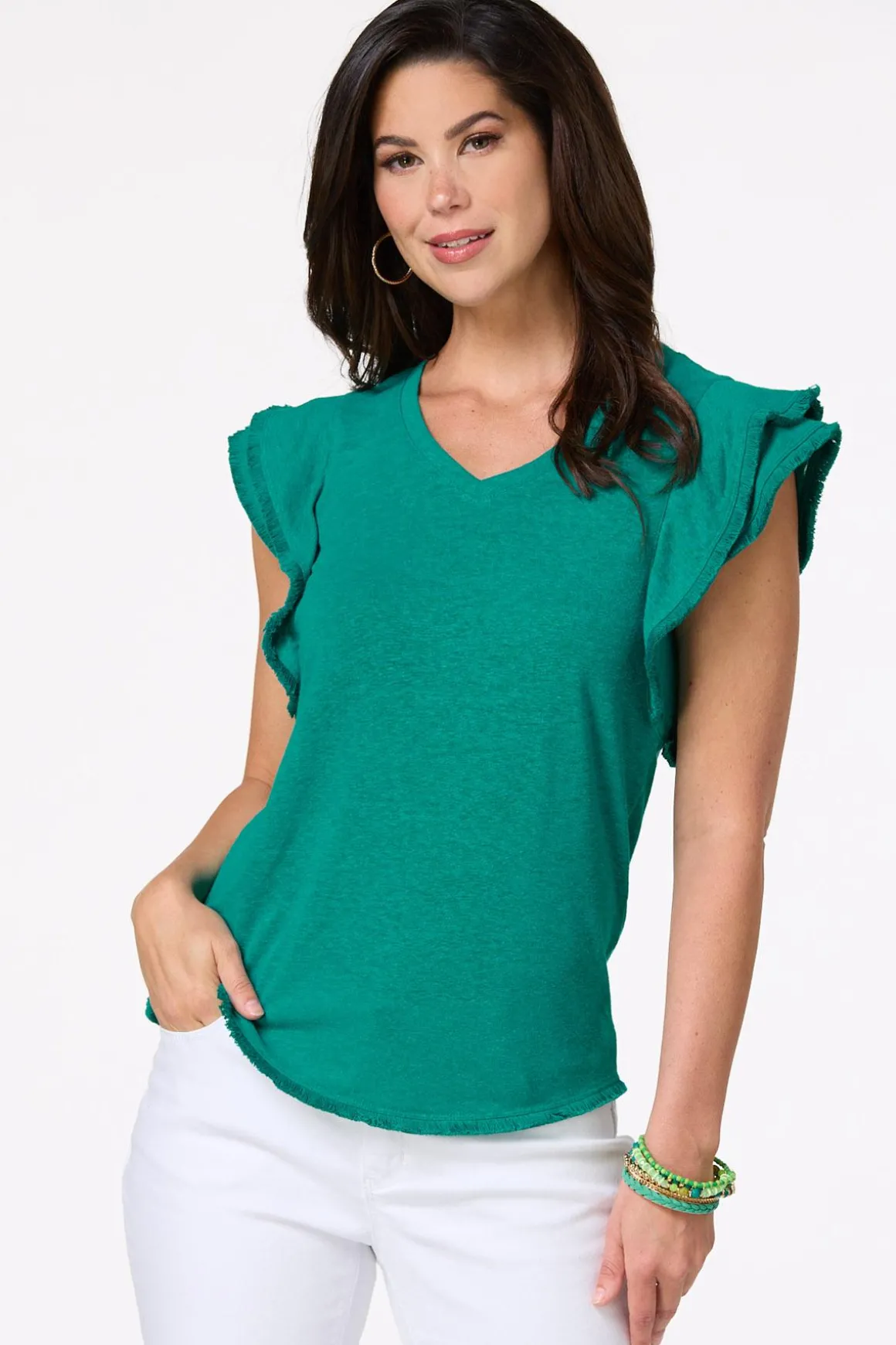 Fringe Trim Tee