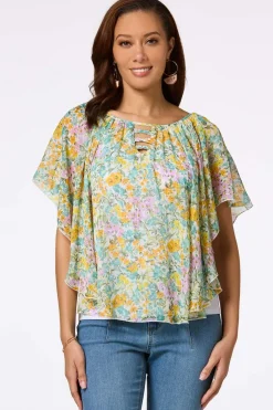 Gilded Floral Capelet