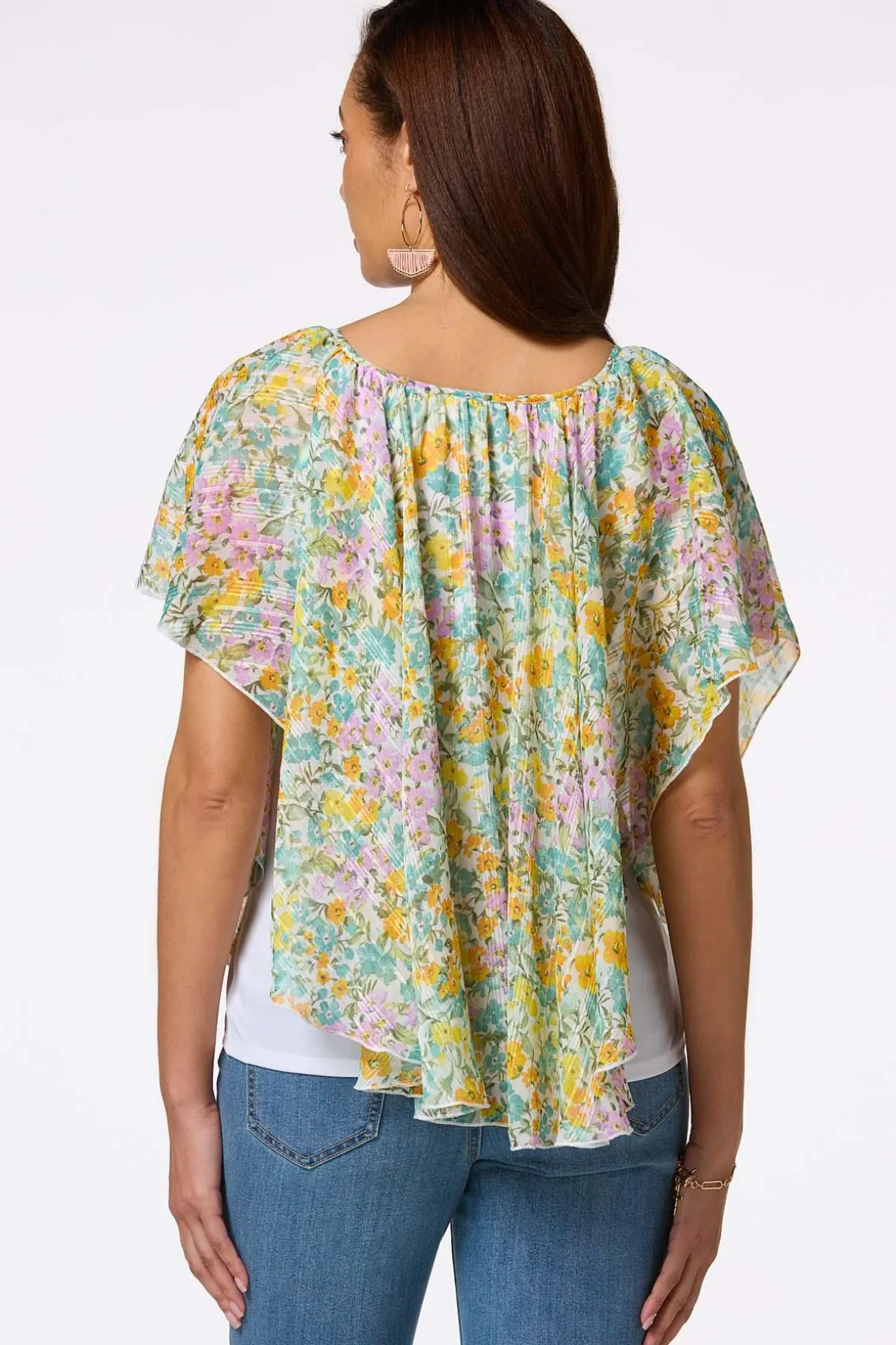 Gilded Floral Capelet