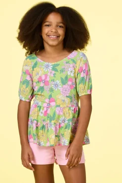 Girls Blossom Babydoll Top