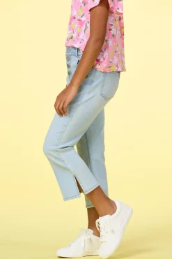 Girls Cropped Flare Jeans