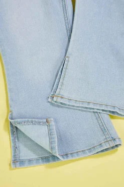 Girls Cropped Flare Jeans