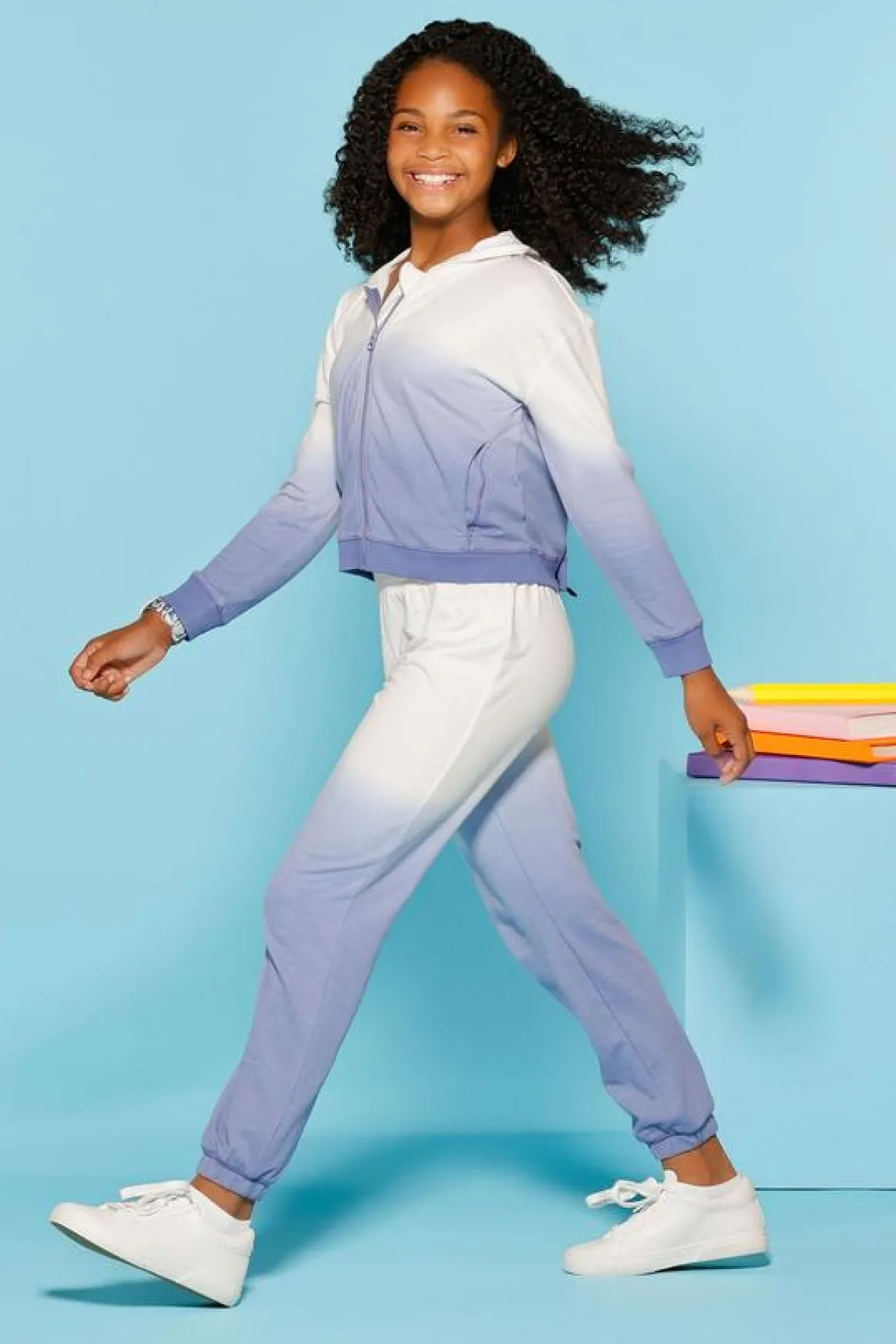 Girls Dip Dye Joggers