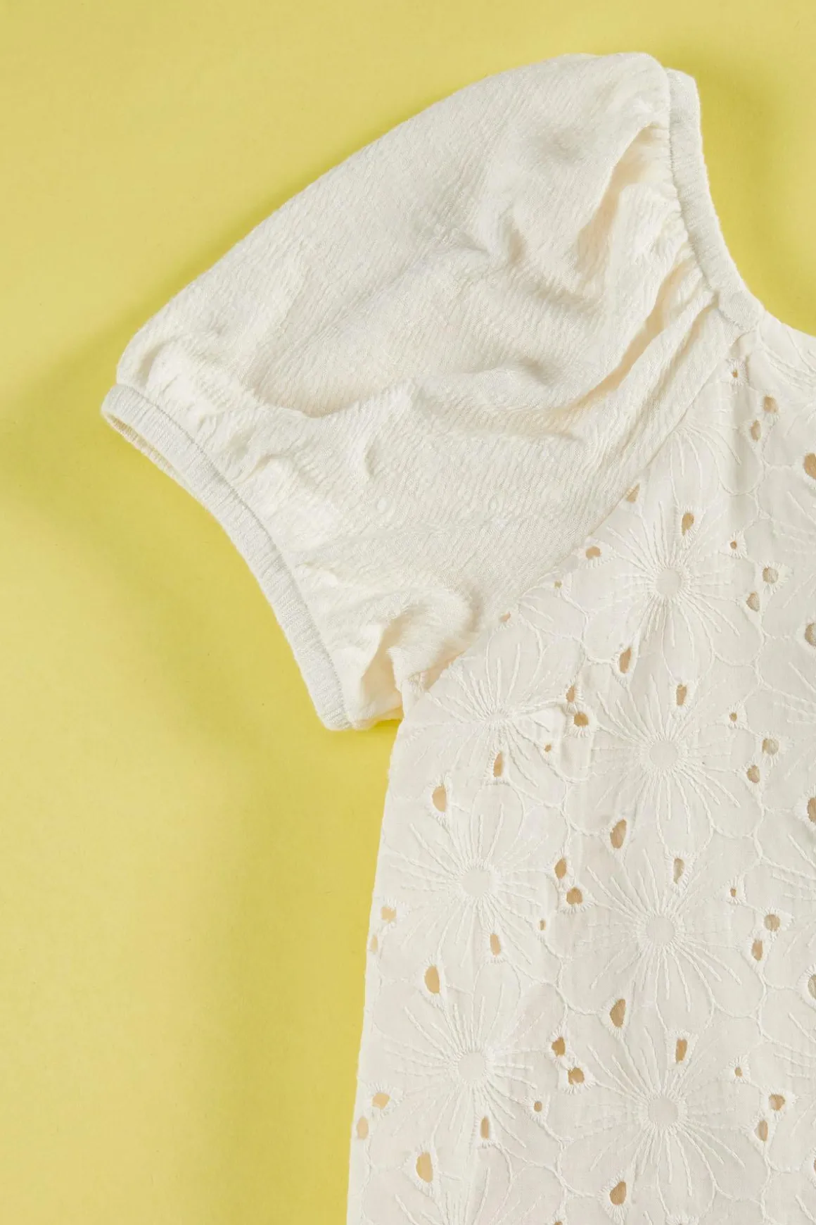 Girls Eyelet Top