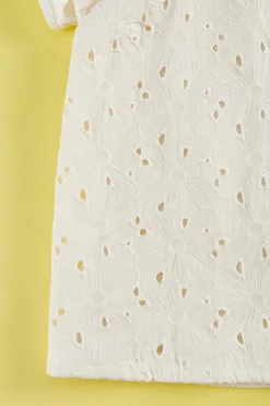 Girls Eyelet Top