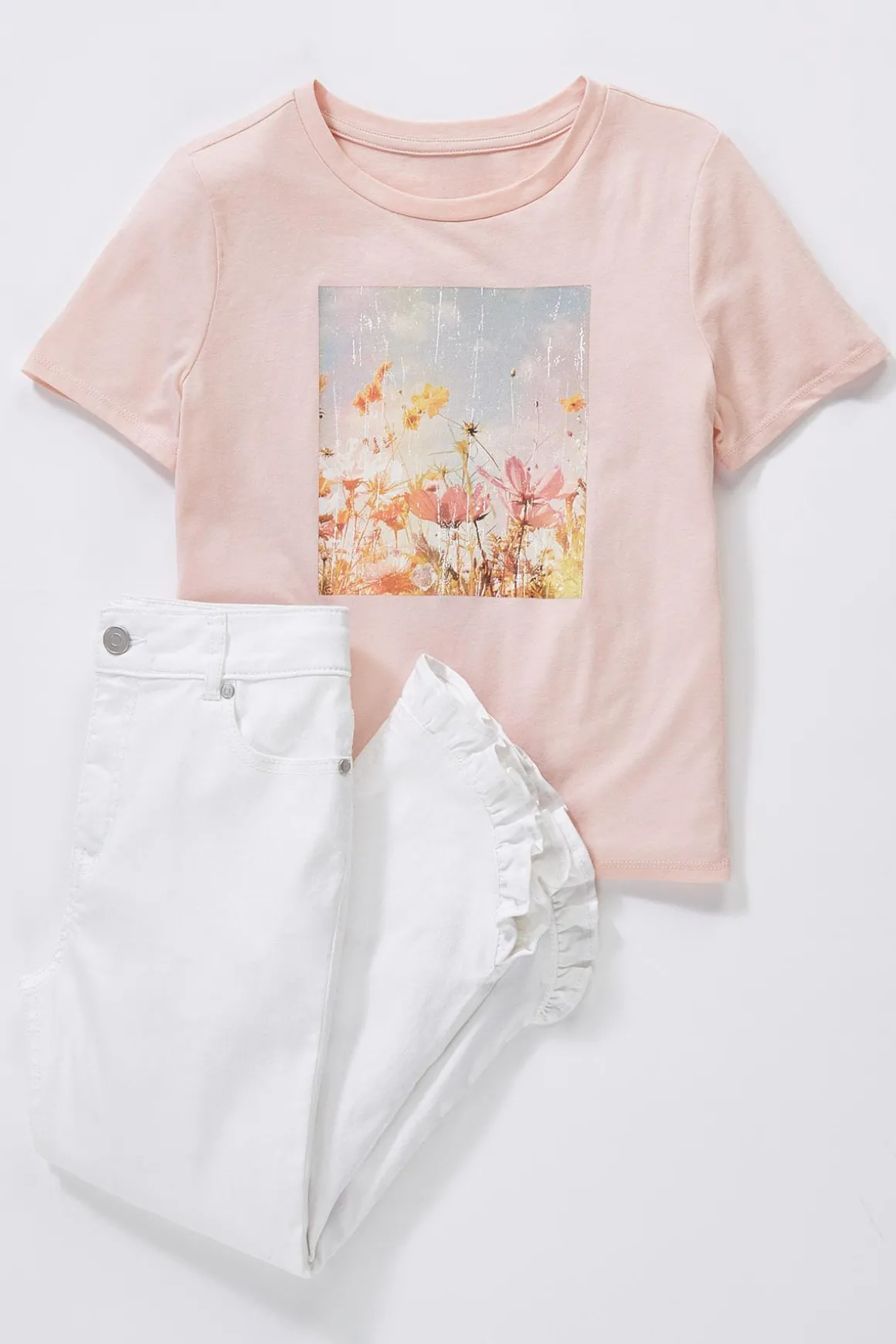 Girls Floral Fields Tee