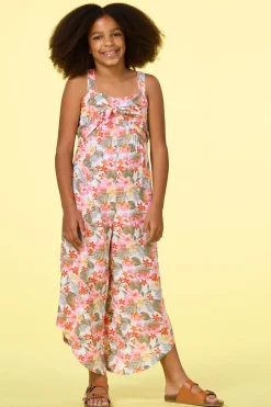 Girls Floral Genie Jumpsuit