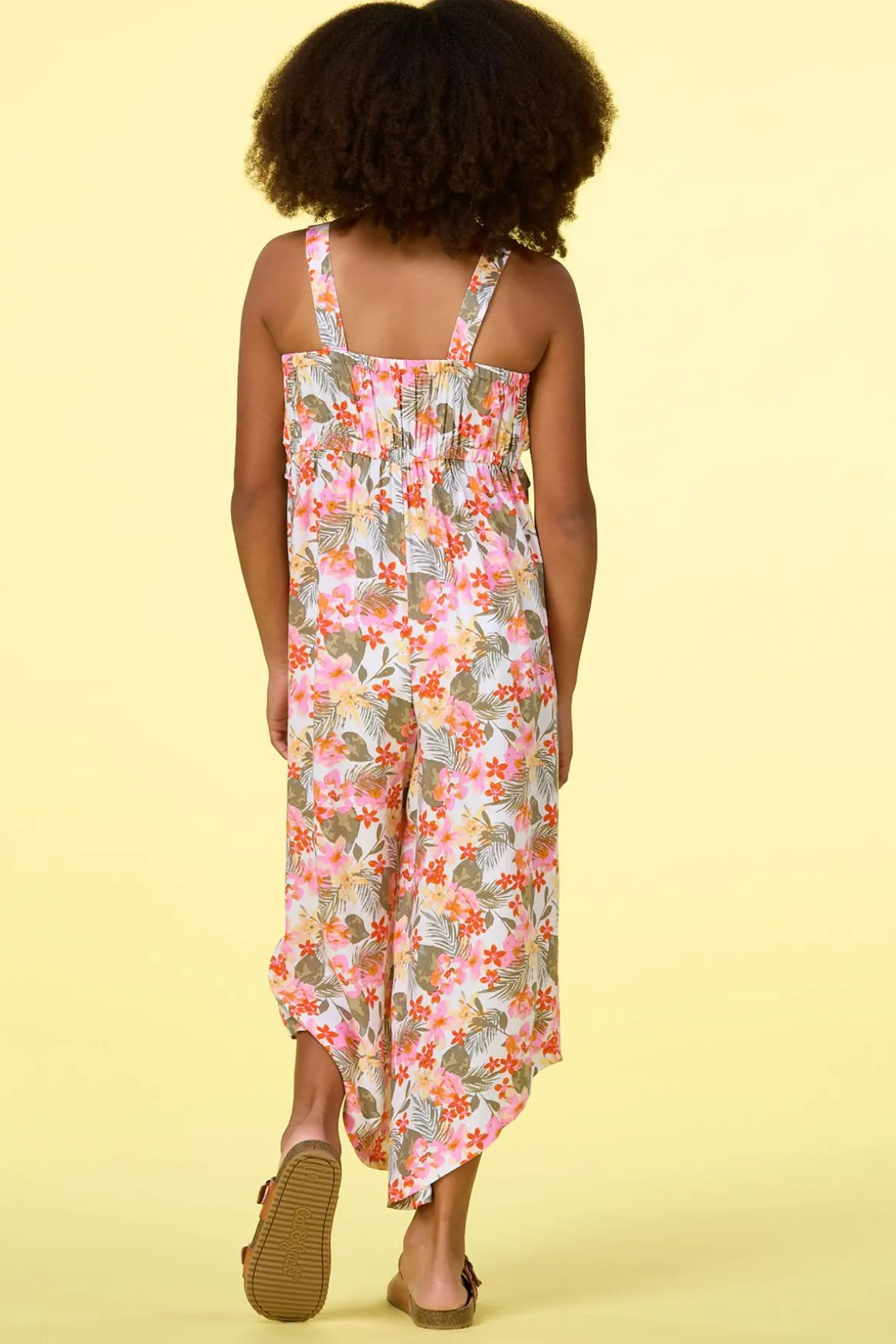 Girls Floral Genie Jumpsuit