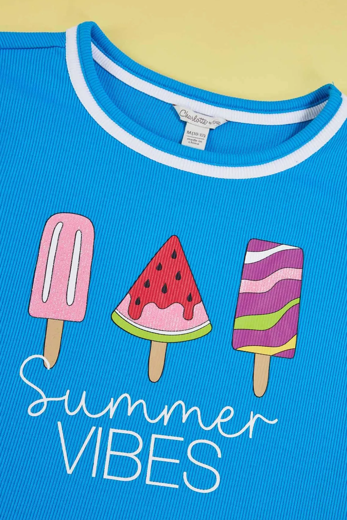 Girls Summer Vibes Tee